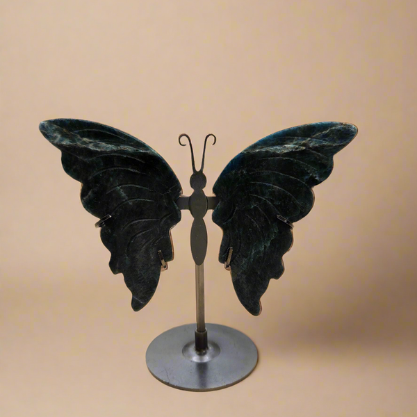 Butterfly Wing Carvings on Stand