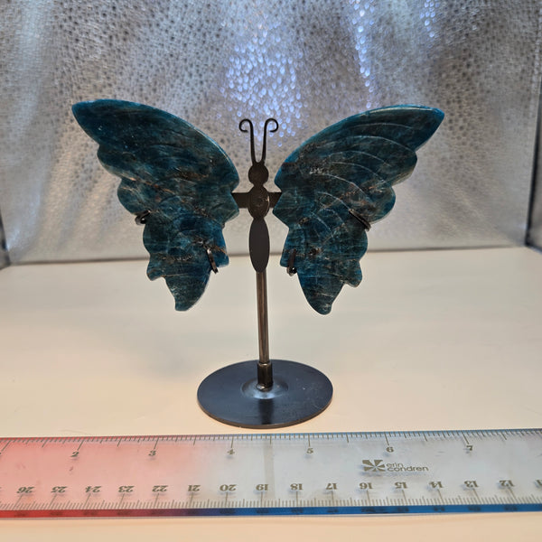 Butterfly Wing Carvings on Stand