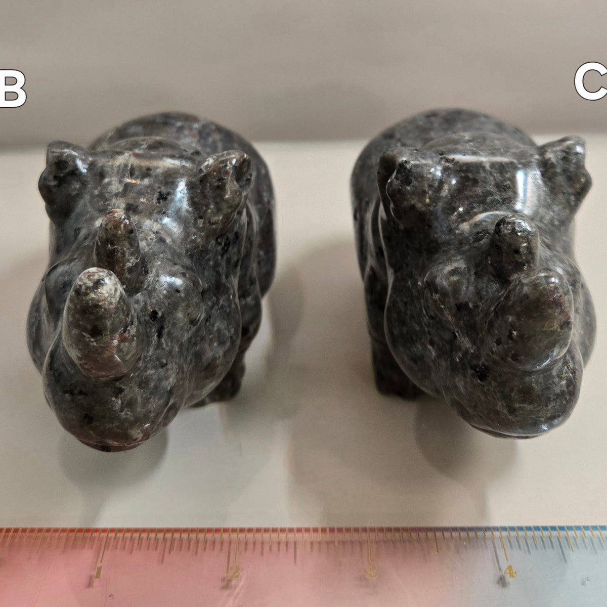 Natural Florescent Yooperlight Animal Carvings