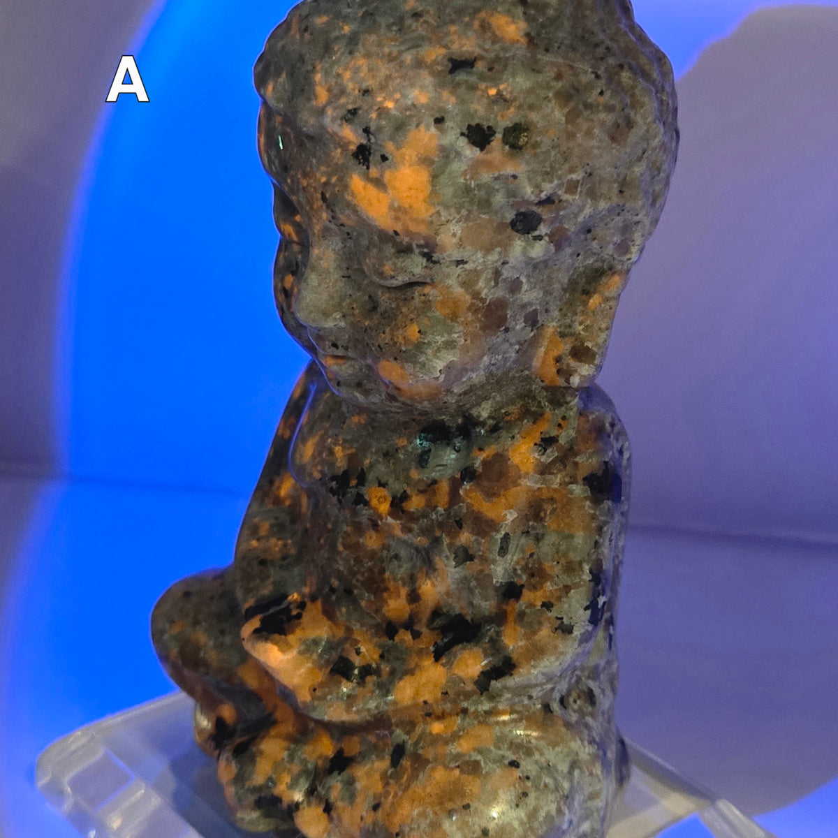 Natural Florescent Yooperlight Baby Buddha