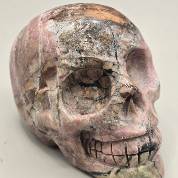 Rhodonite Skulls