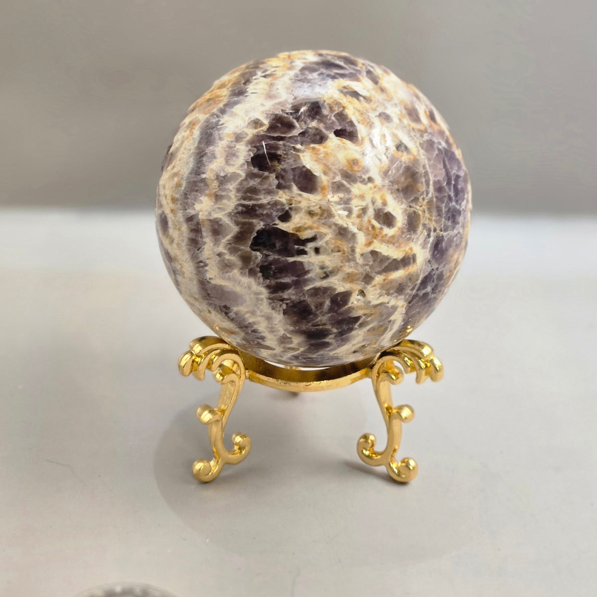 Amethyst and Agate Sphere