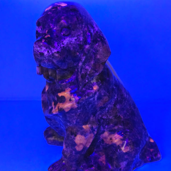 Natural Florescent Yooperlight Animal Carvings