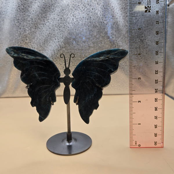 Butterfly Wing Carvings on Stand