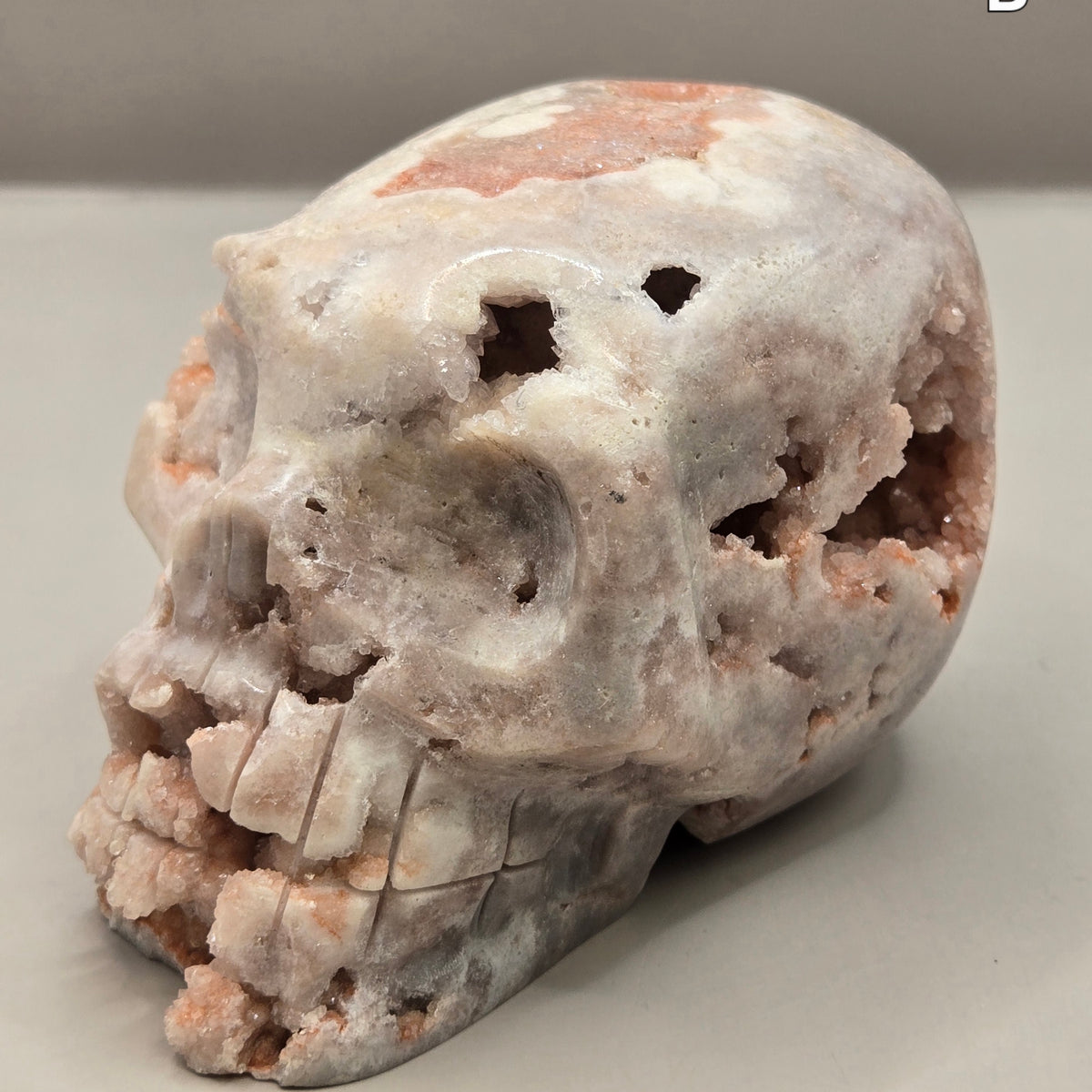 Pink Amethyst Skulls