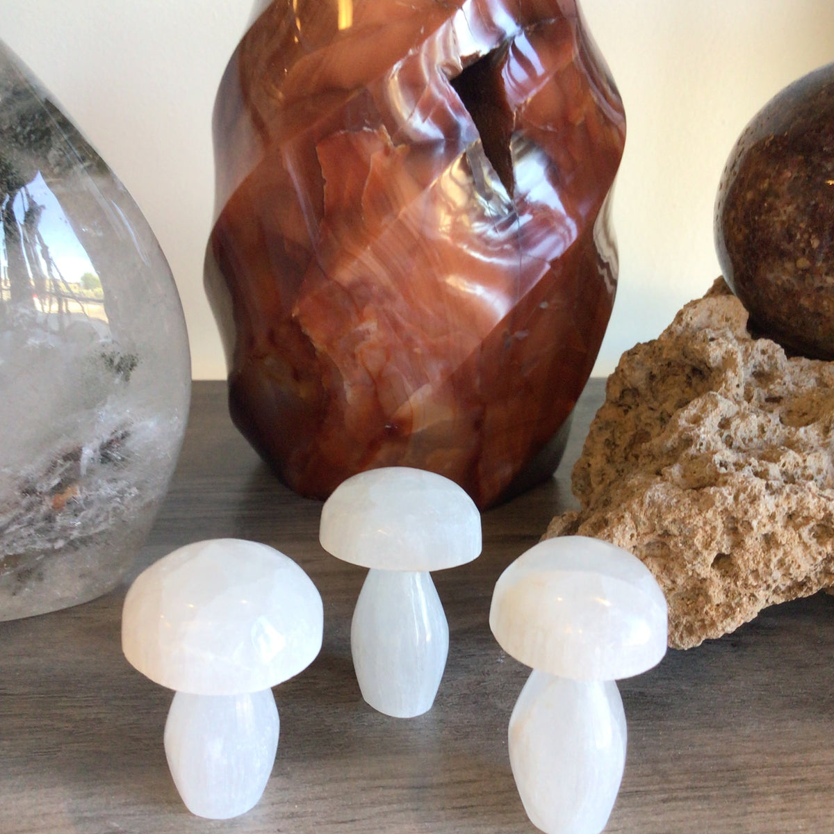 Mini Selenite Mushroom