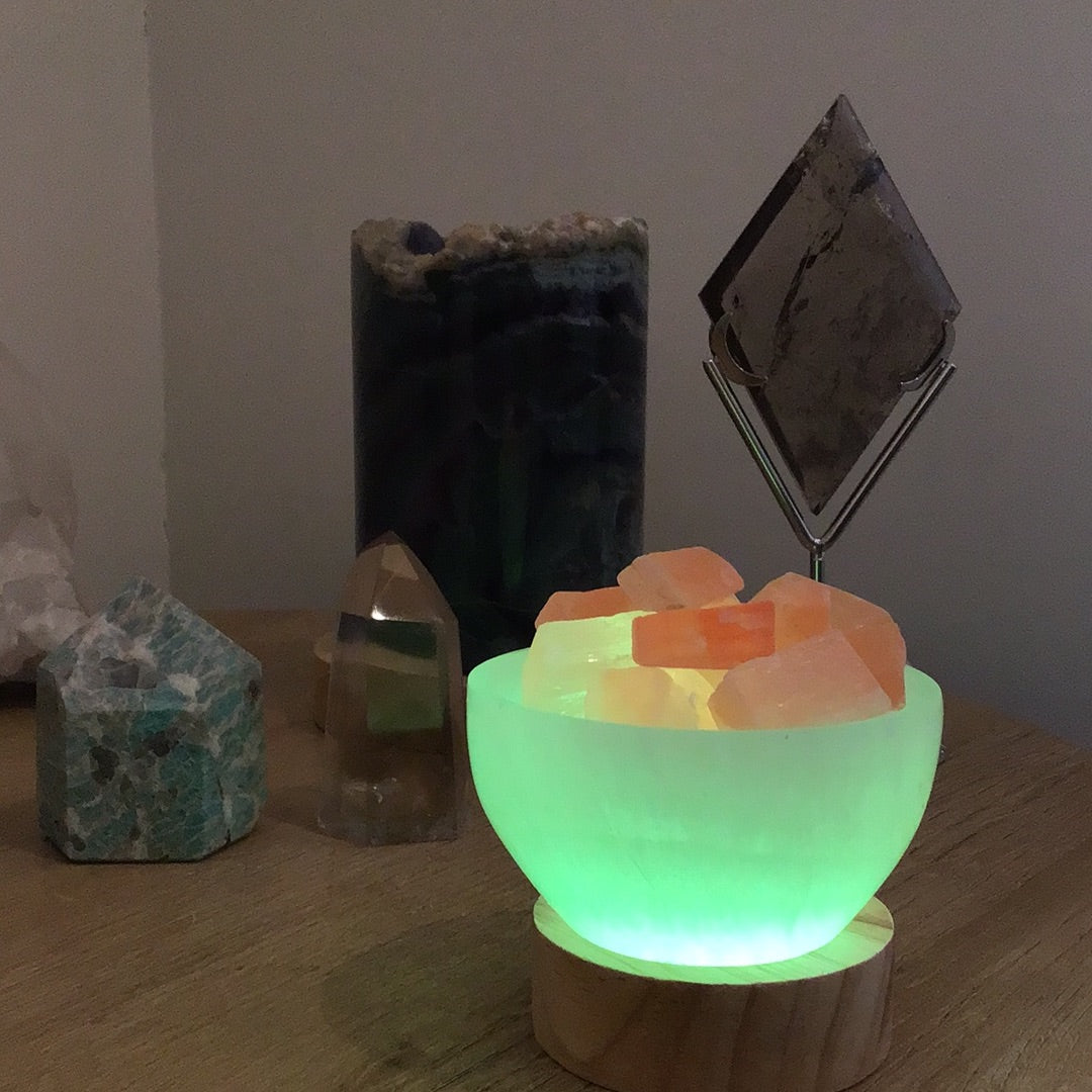 Mini Selenite Lamp