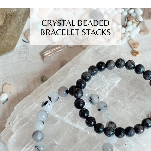 Crystal Bracelet Intentions Stacks