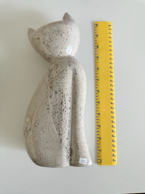 Hand Carved Marble Cat