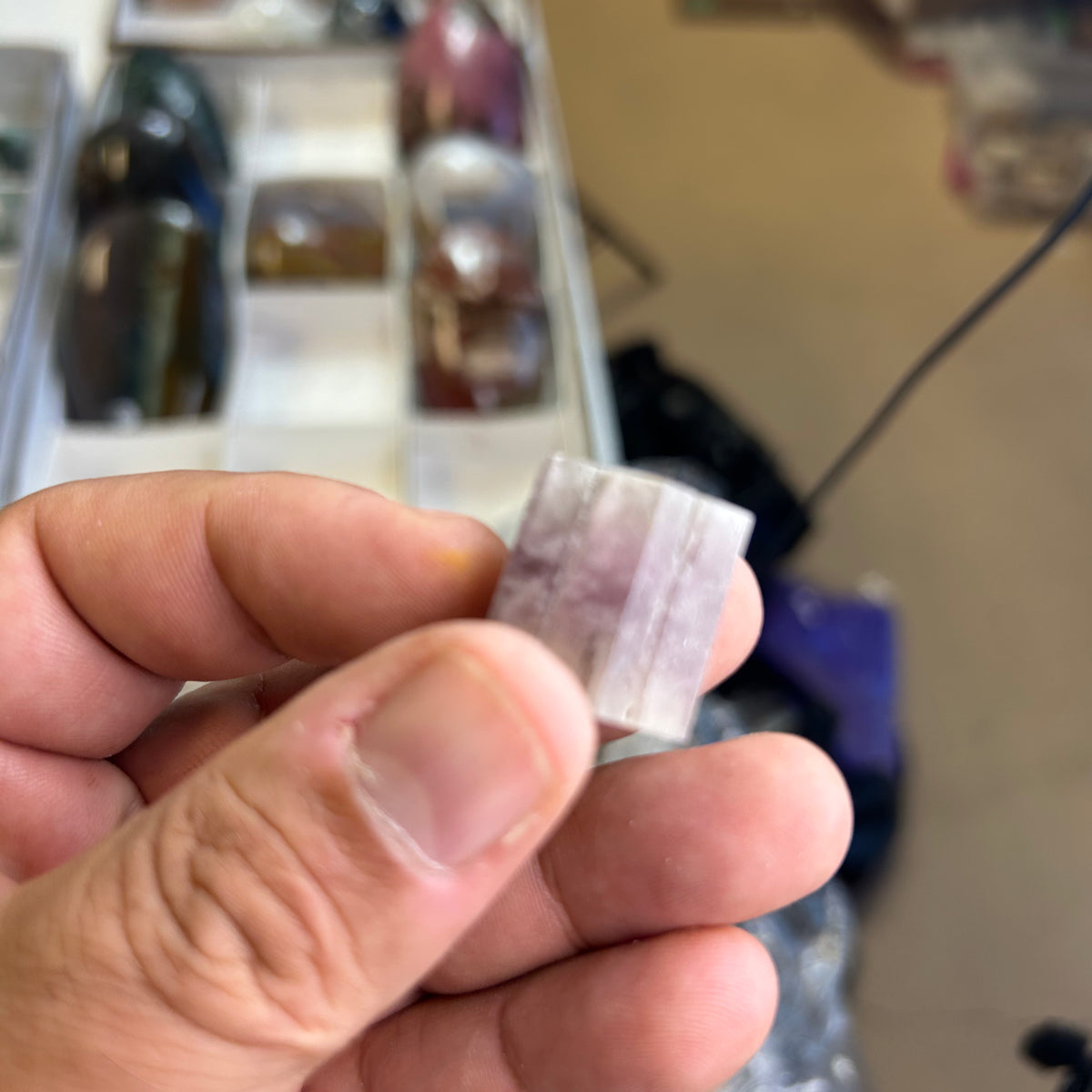 Spanish Purple Aragonite 52 Pieces - AZ Stone Co.