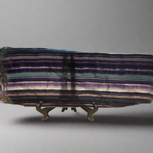 Fluorite Slab with Stand