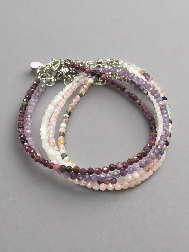 Faceted Crystal Braclets