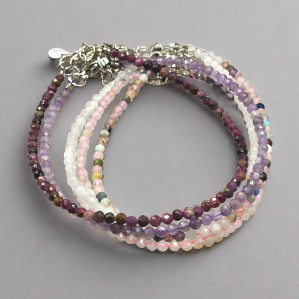 Faceted Crystal Braclets