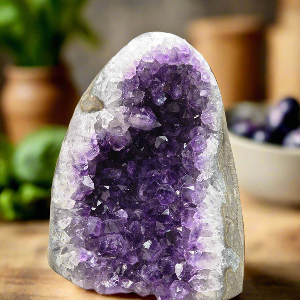 Grape Jelly Brazilian Amethyst Freeforms with Polished Sides