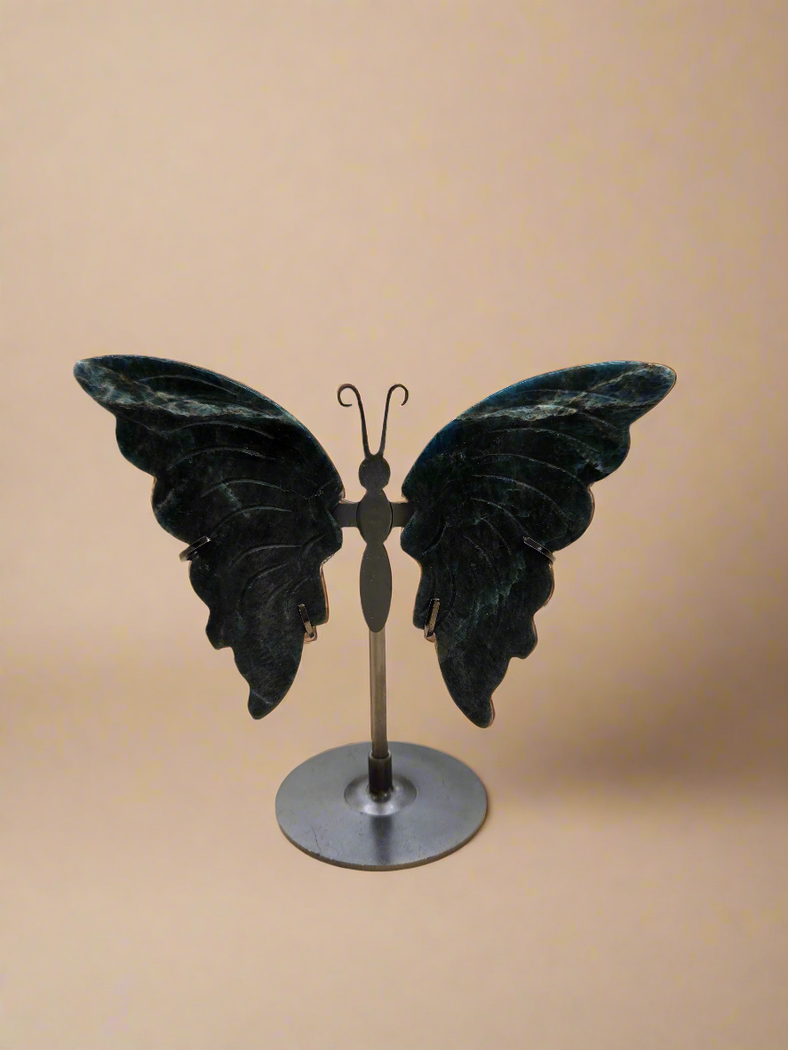 Butterfly Wing Carvings on Stand