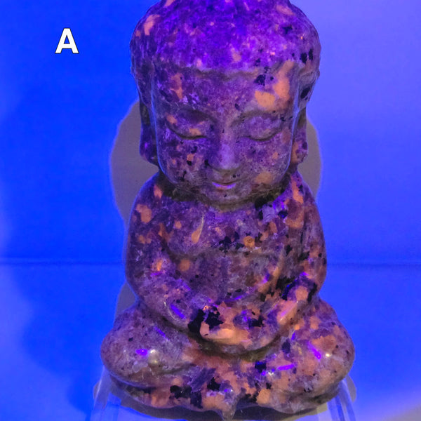 Natural Florescent Yooperlight Baby Buddha