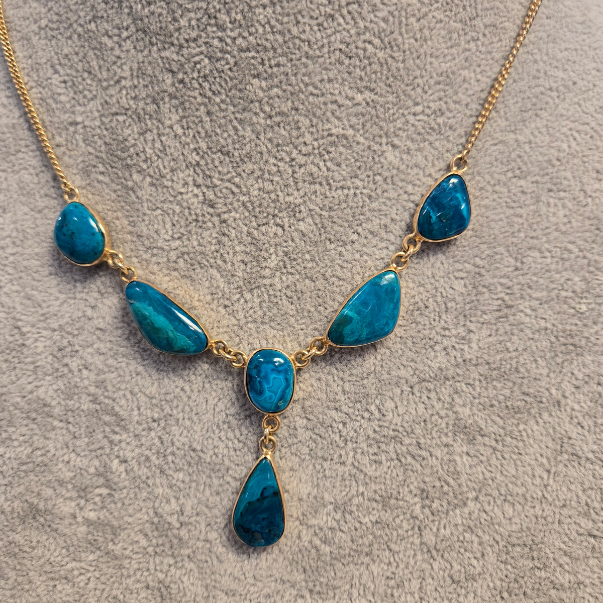 Chilean Blue Opal necklace