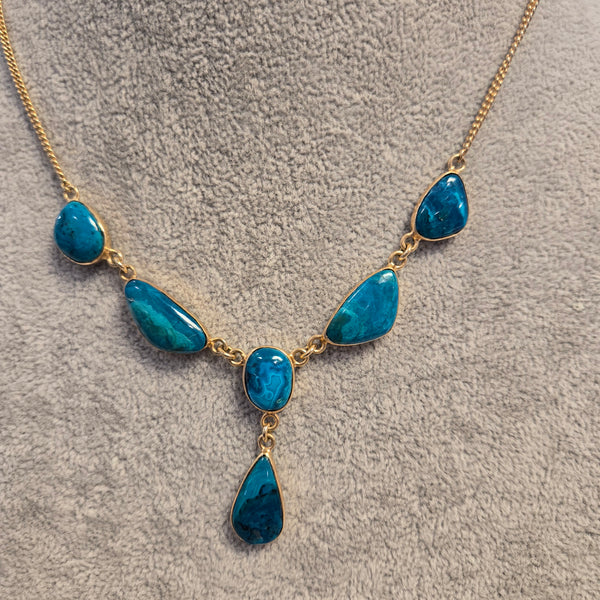 Chilean Blue Opal necklace