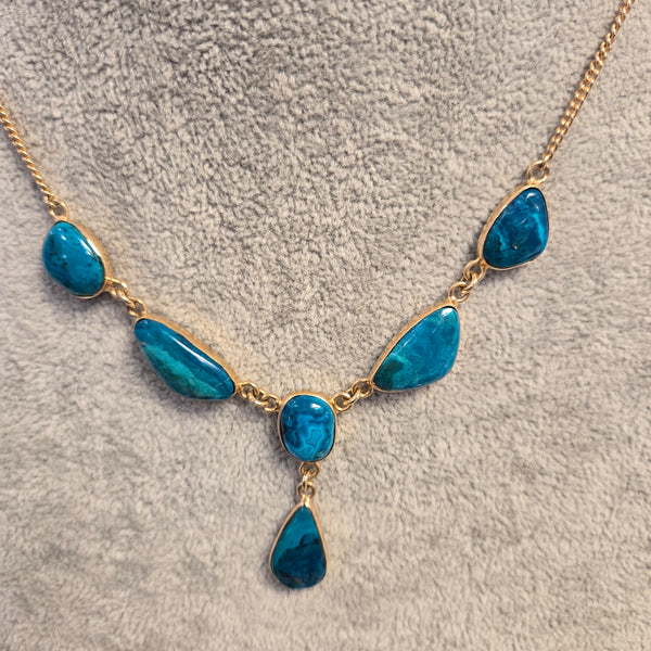 Chilean Blue Opal necklace