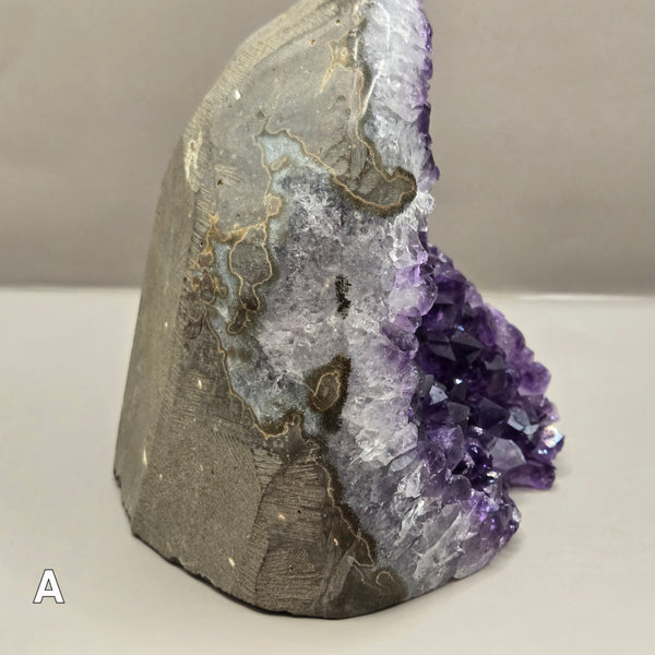 Grape Jelly Brazilian Amethyst Freeforms with Polished Sides