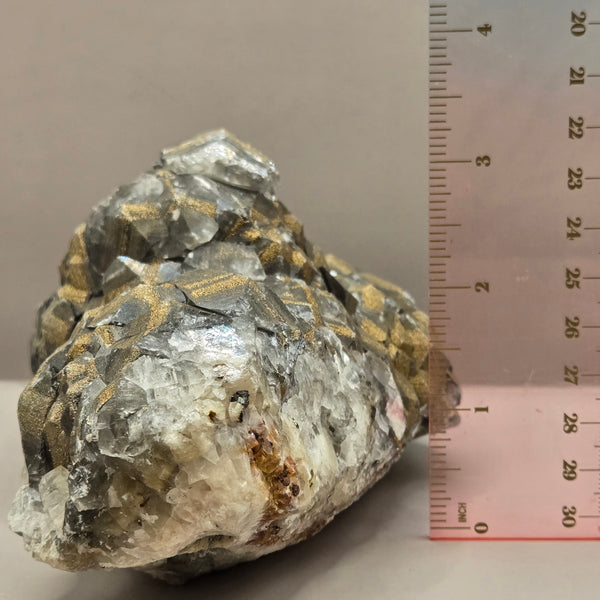 Benz Calcite with Pyrite