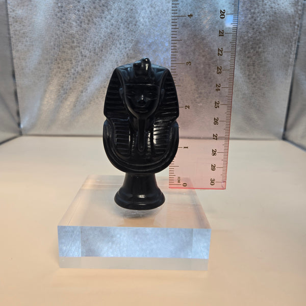 Black Obsidian Egyptian Carvings