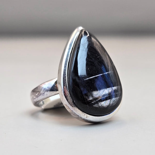 Hypersthene Silver Rings