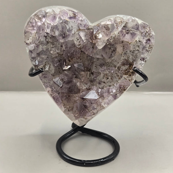 Amethyst Heart on Stand (Brazil)
