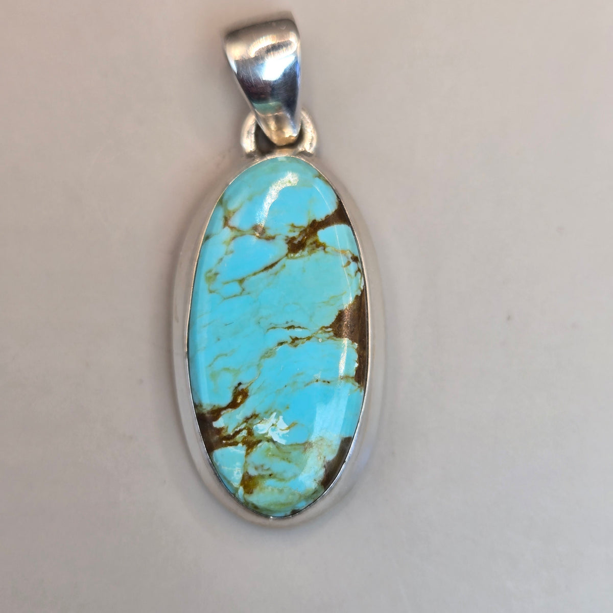Number 8 Turqouise Pendants