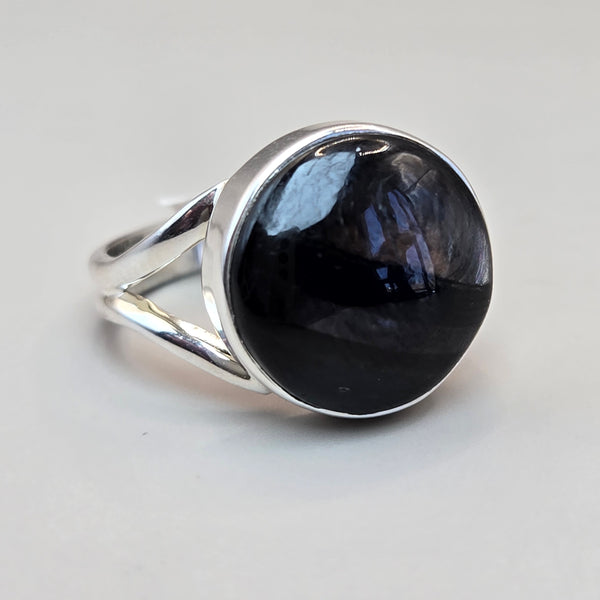 Hypersthene Silver Rings