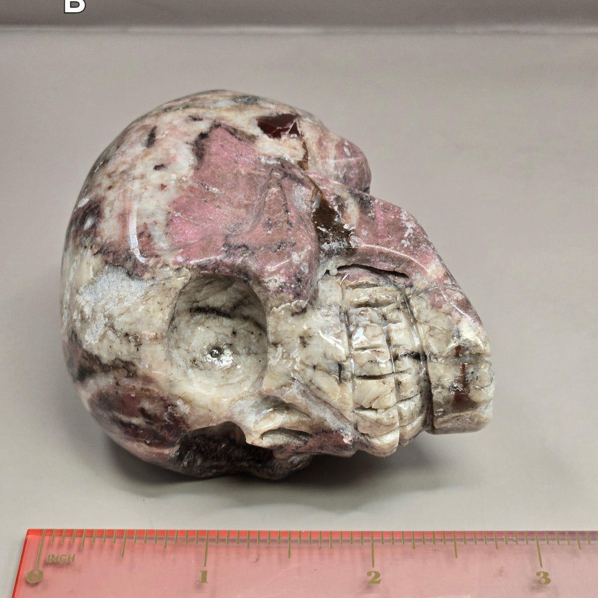 Rhodonite Skulls