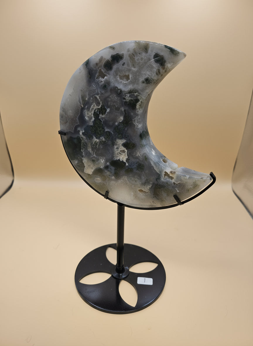 Moss Agate Moon
