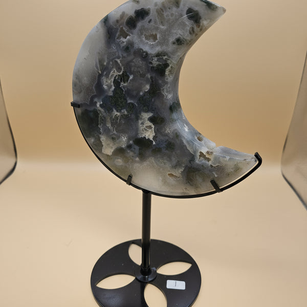 Moss Agate Moon