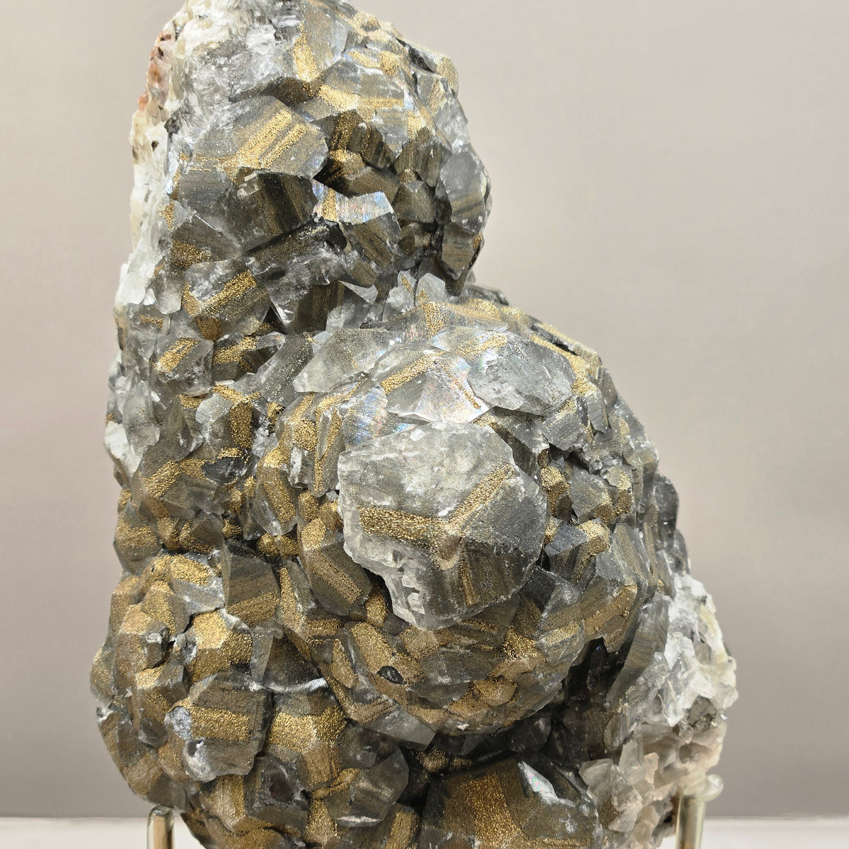 Benz Calcite with Pyrite