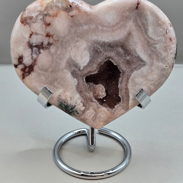 Pink Amethyst Heart