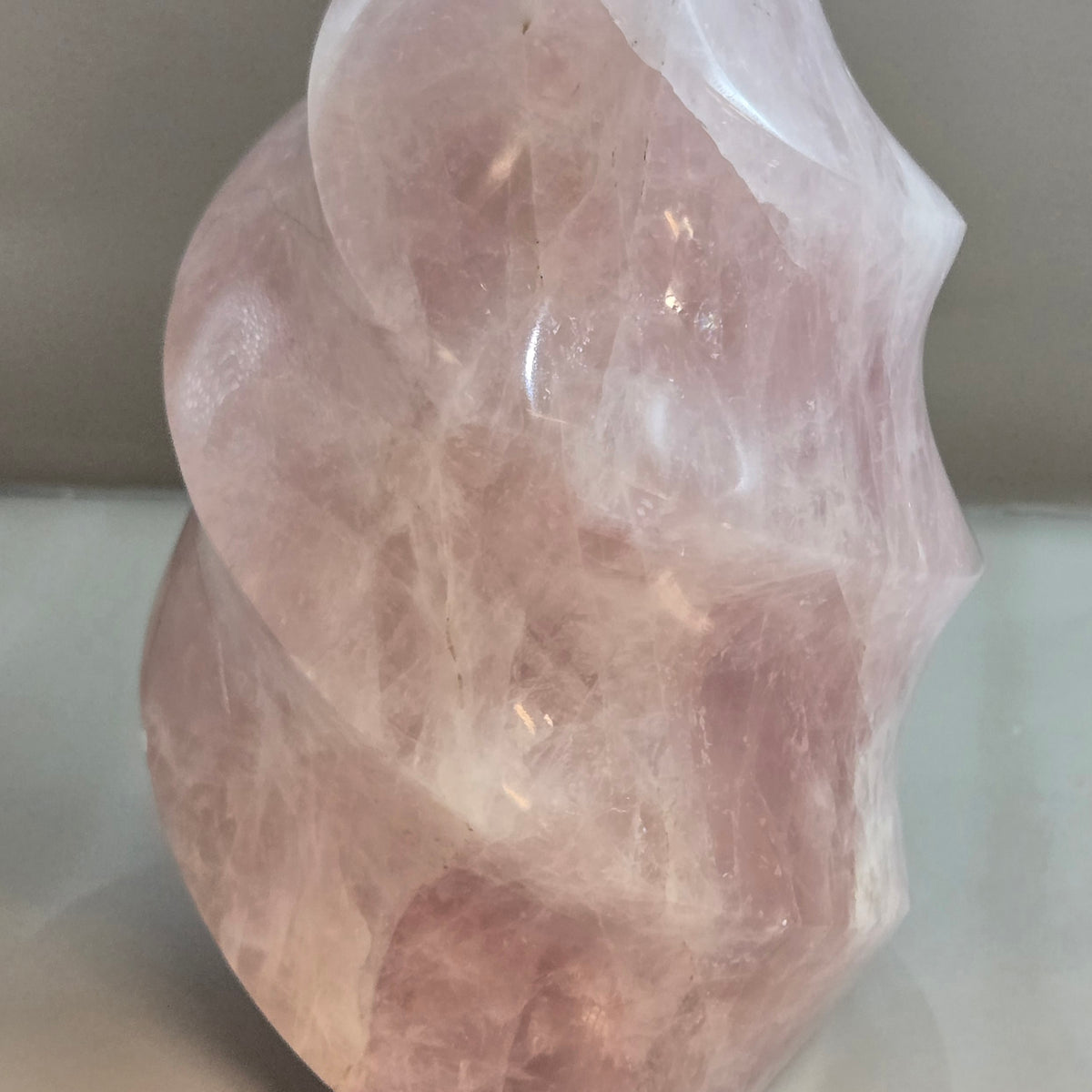 Rose Quartz Flame (Madagascar)