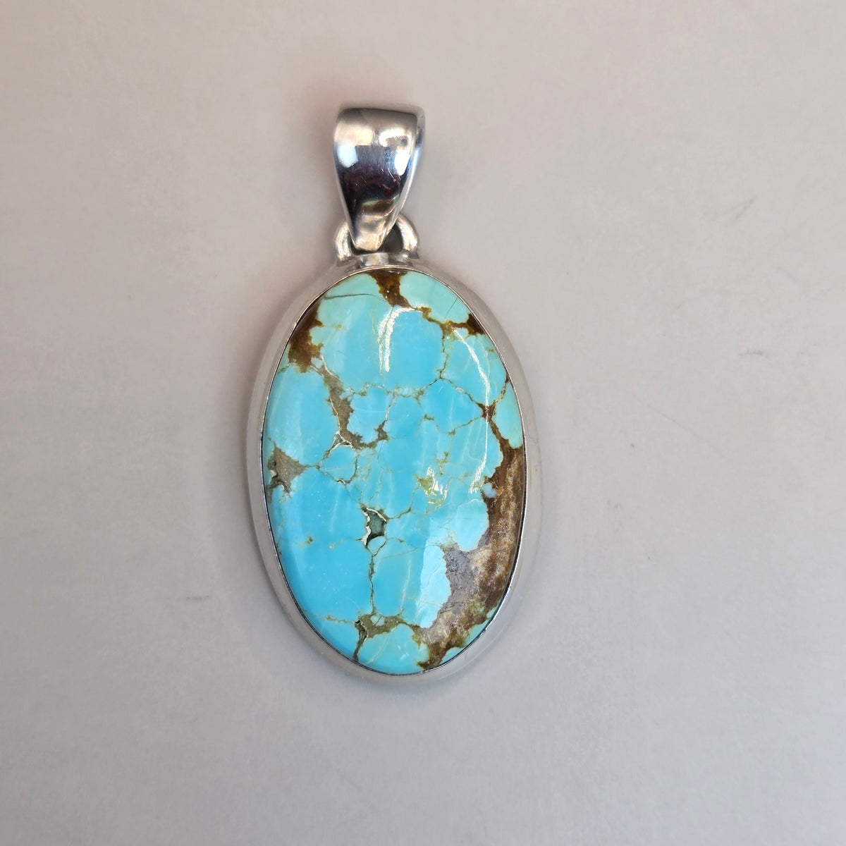 Number 8 Turqouise Pendants