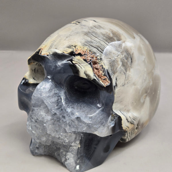 Volcanic Agate Skull