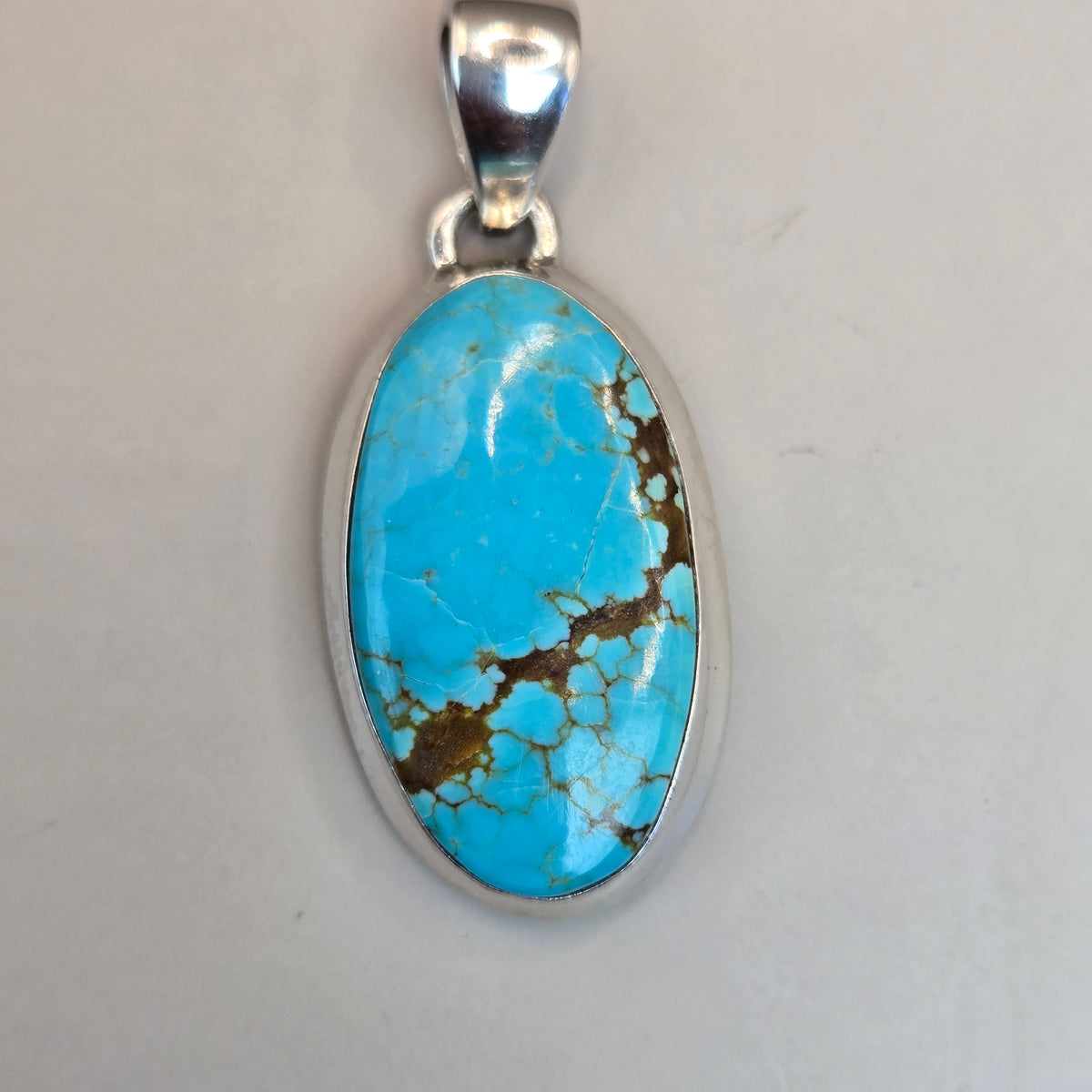 Number 8 Turqouise Pendants