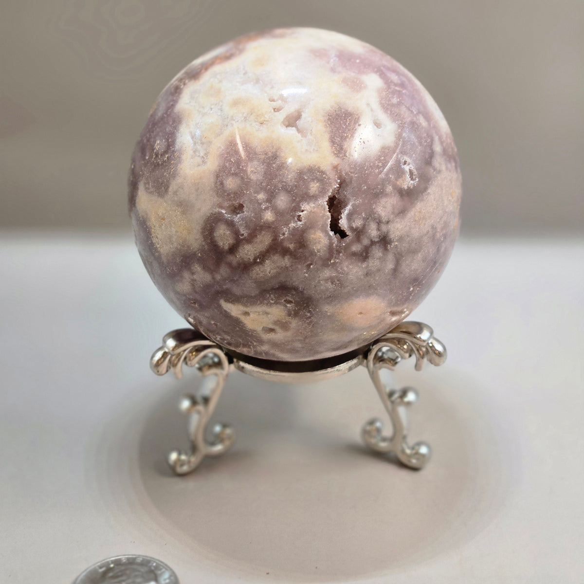 Pink Amethyst Sphere