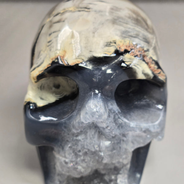 Volcanic Agate Skull