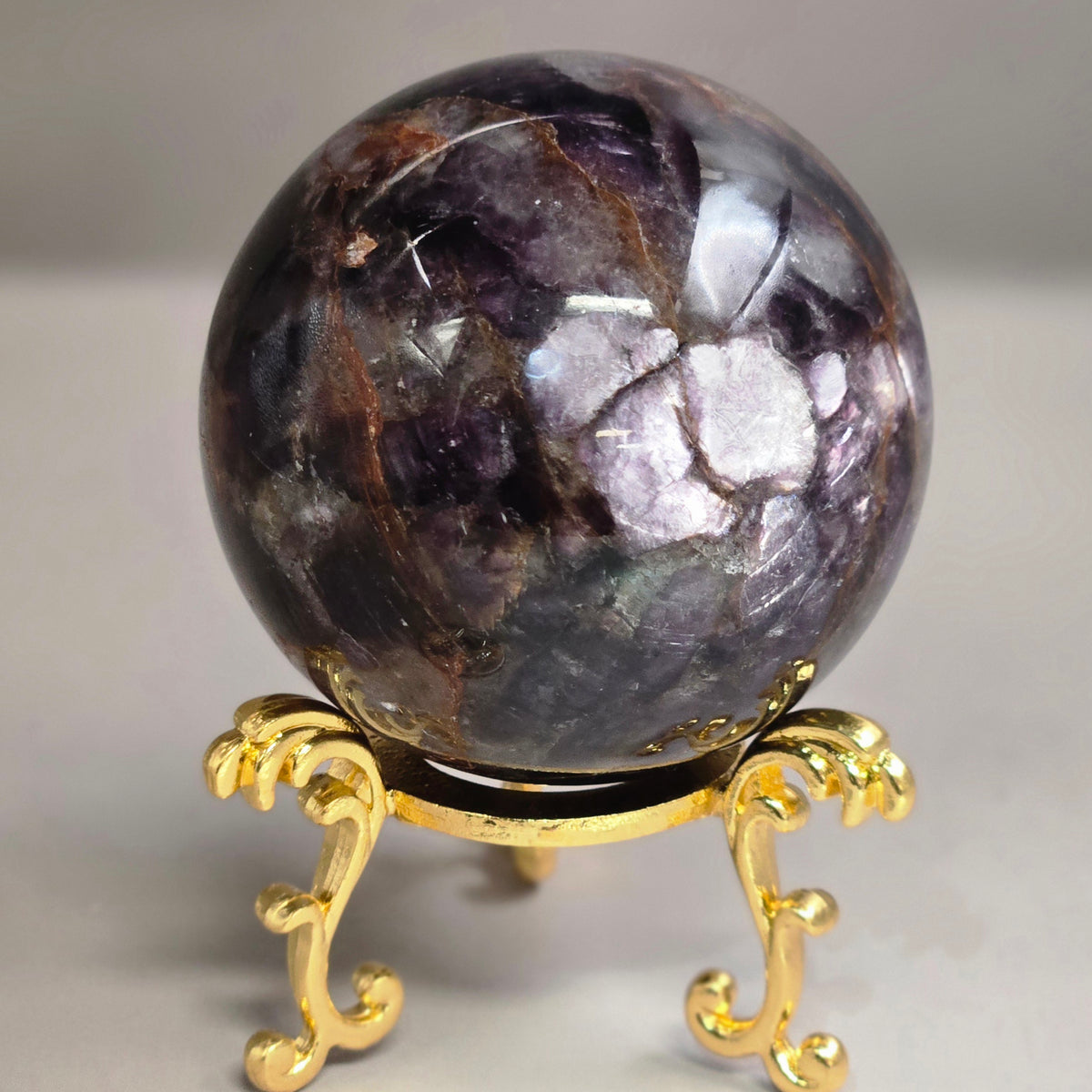 Purple Mica Sphere