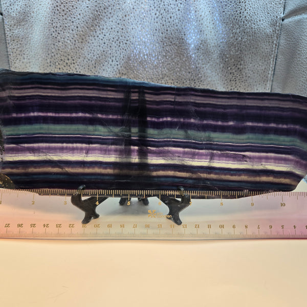 Fluorite Slab with Stand