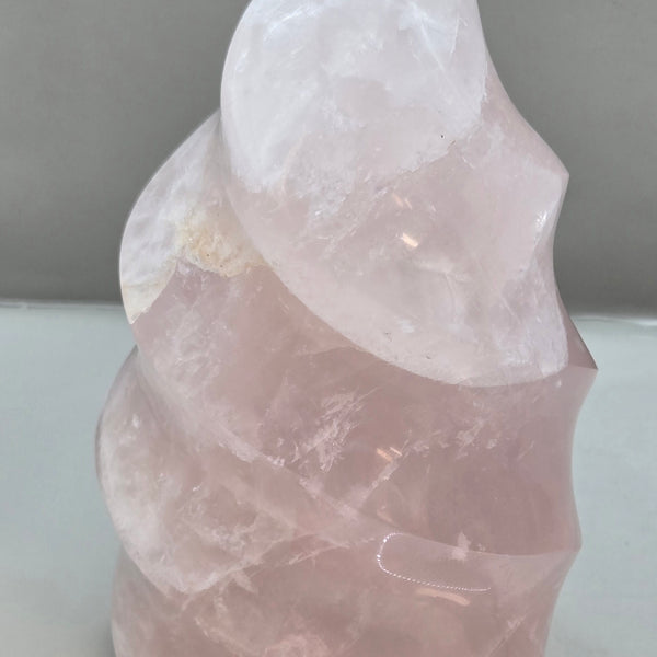 Rose Quartz Flame (Madagascar)
