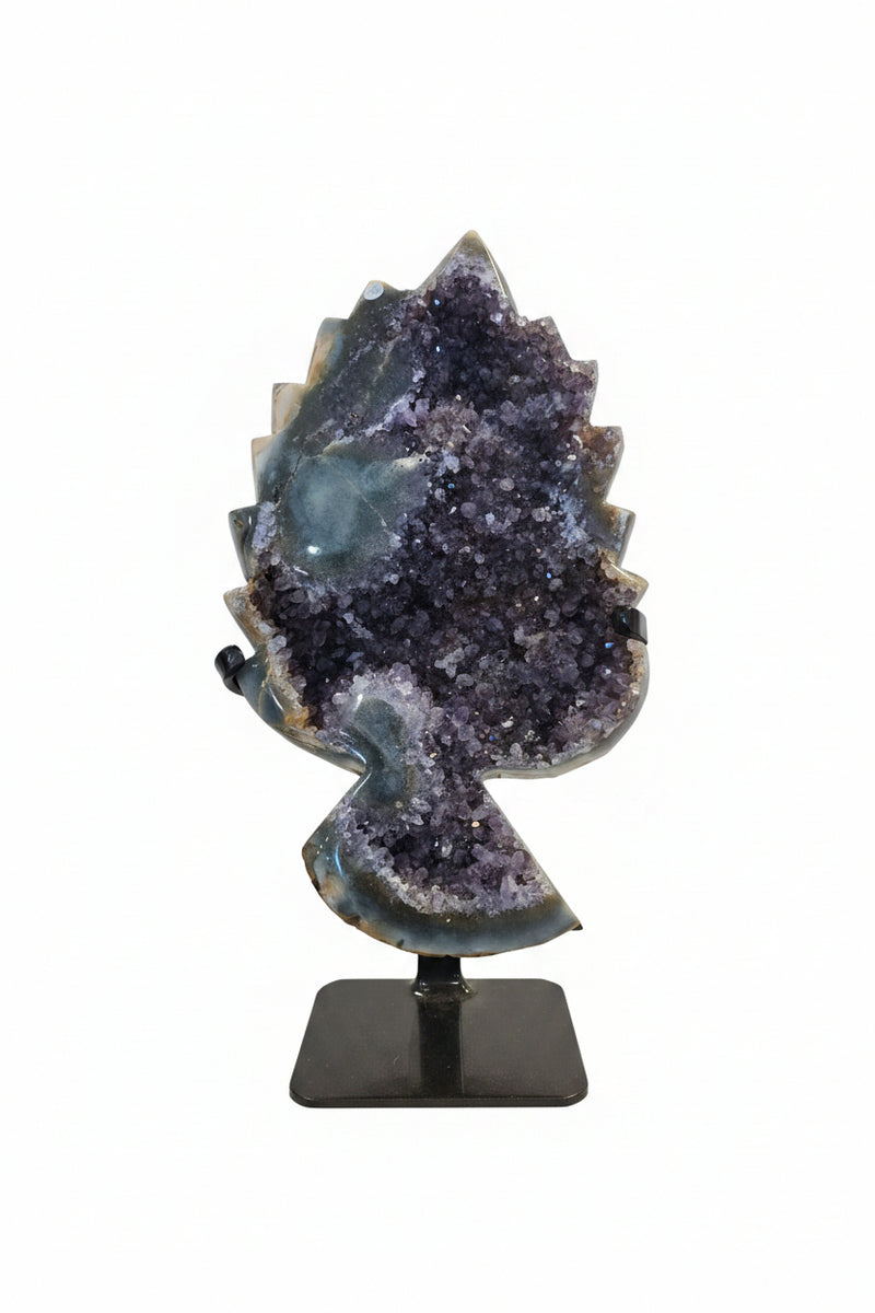Amethyst agate leaf