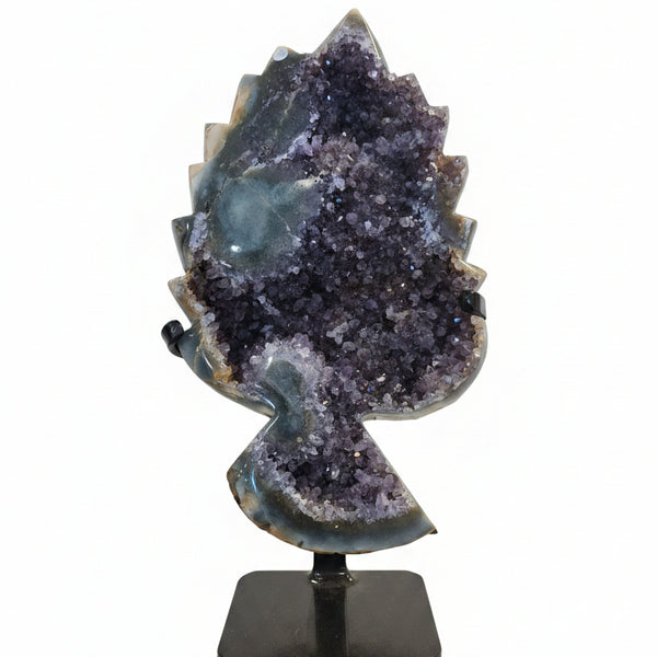 Amethyst agate leaf