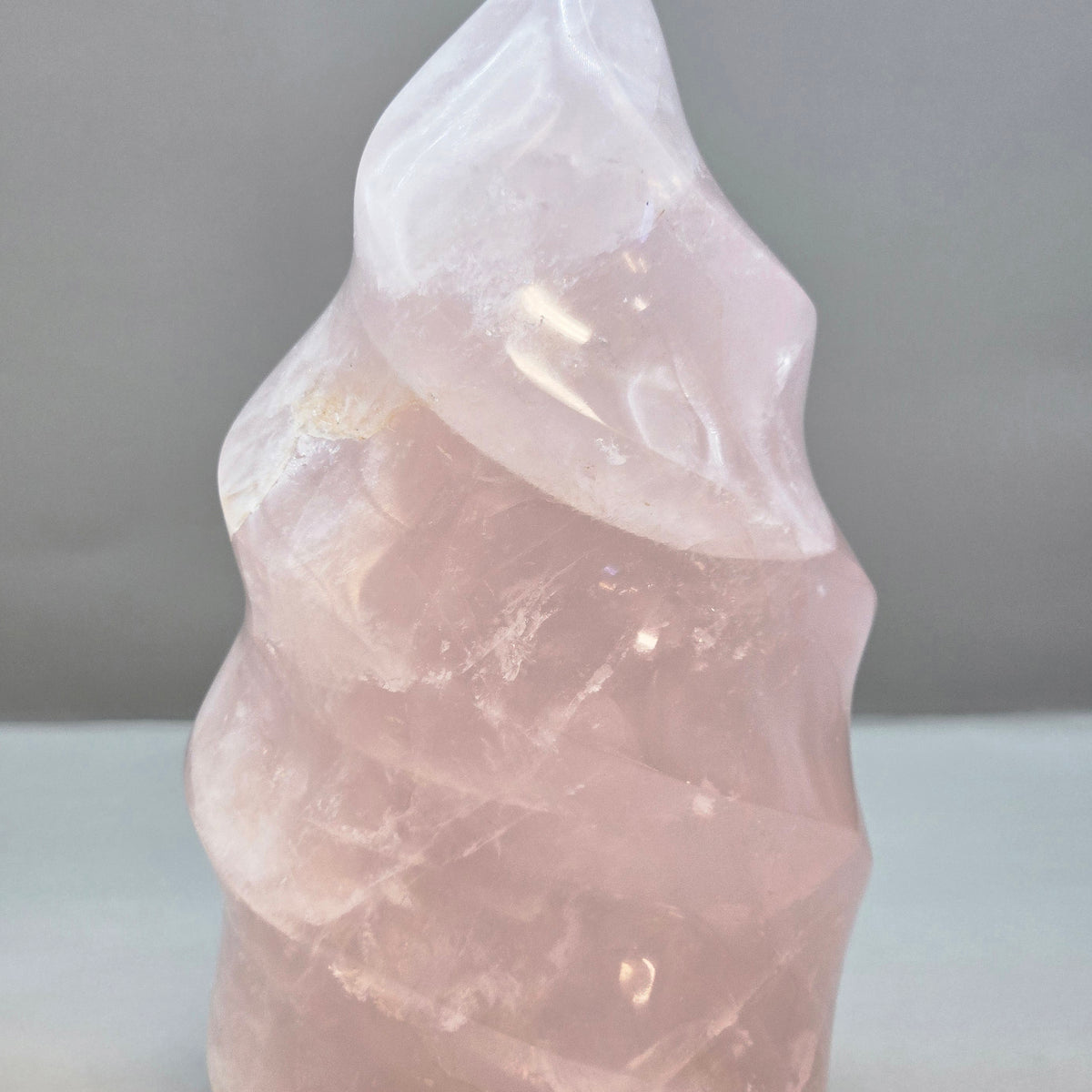Rose Quartz Flame (Madagascar)