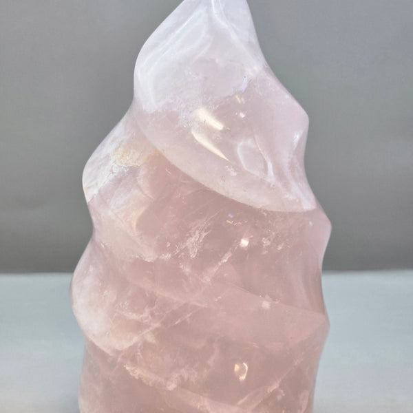 Rose Quartz Flame (Madagascar)