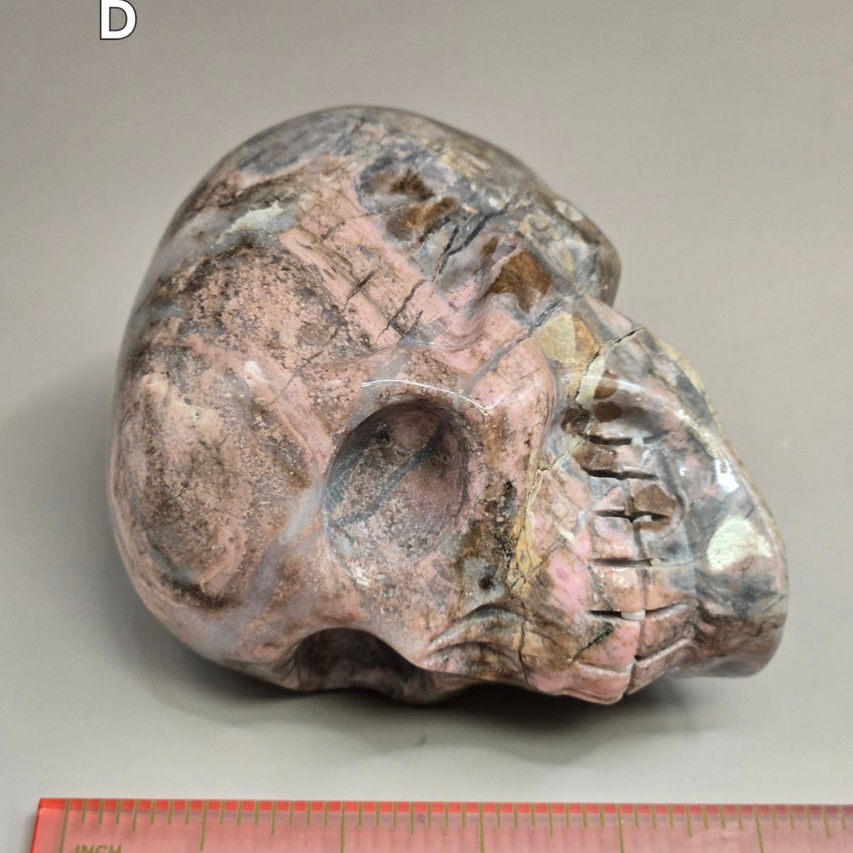 Rhodonite Skulls