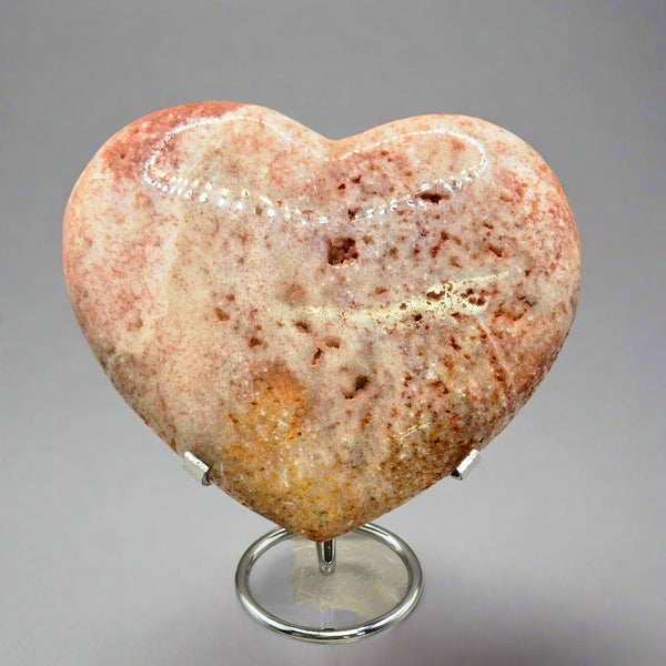 Pink Amethyst Hearts